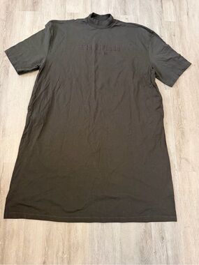 Essentials Fear of God Women’s Mock Neck T shirt Dress Sz XXL
